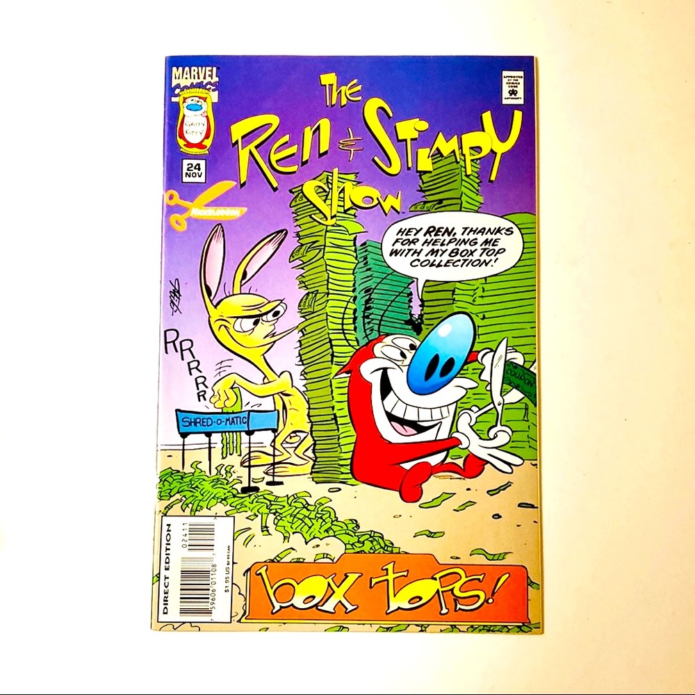 #24 Marvel Comics The Ren and Stimpy Show Issue Nov Good